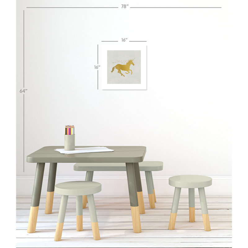 Licorne 1, impression sur papier, H 16 po x l 16 po x P 1 po
