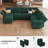 Nairoby Modular Corduroy Sectional with Storage -208434397
