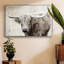 Toile tendue encadrée Longhorn-94360988-94360989