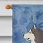 Caniche en polyester à 2 côtés 40 x 28 po standard welcome drapeau maison-957493091