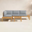 Tempo 4-Person Eucalyptus Patio Seating Group