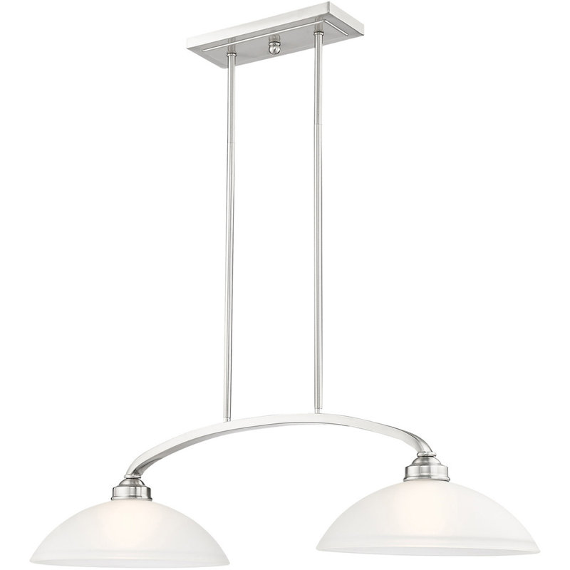 Lustre classique à 2 lumières Carmen-Leigh