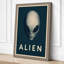 Modern Alien Portrait Minimalist - Wrapped Canvas-1688973988-1688973997