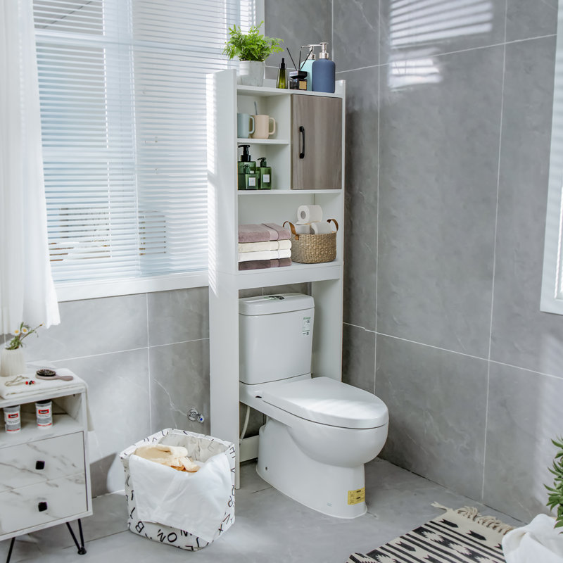 Rangement autoportant au-dessus de la toilette