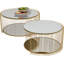 Coffee Table Wire Double Brass