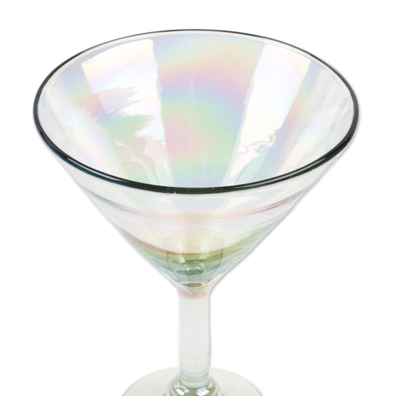 Ensemble de 4 verres à martini soufflés à la main Ammarah Glamour