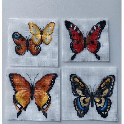"Butterflies" 117CS Counted Cross-Stitch Kit