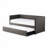 Fabric Upholstered 1pc Day Bed with Pull-out Trundle-1409314480