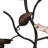 Floral Wall Mounted Candle Holder, 41 Inch Branches with Birds, 3 Plates