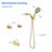 2 Handle Wall Bath Faucet with Diverter-98741312