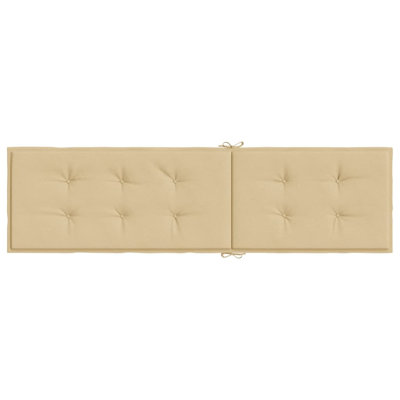 Deck Chair Cushion (29.5"+41.3")X19.7"X1.2" Fabric by Latitude Run