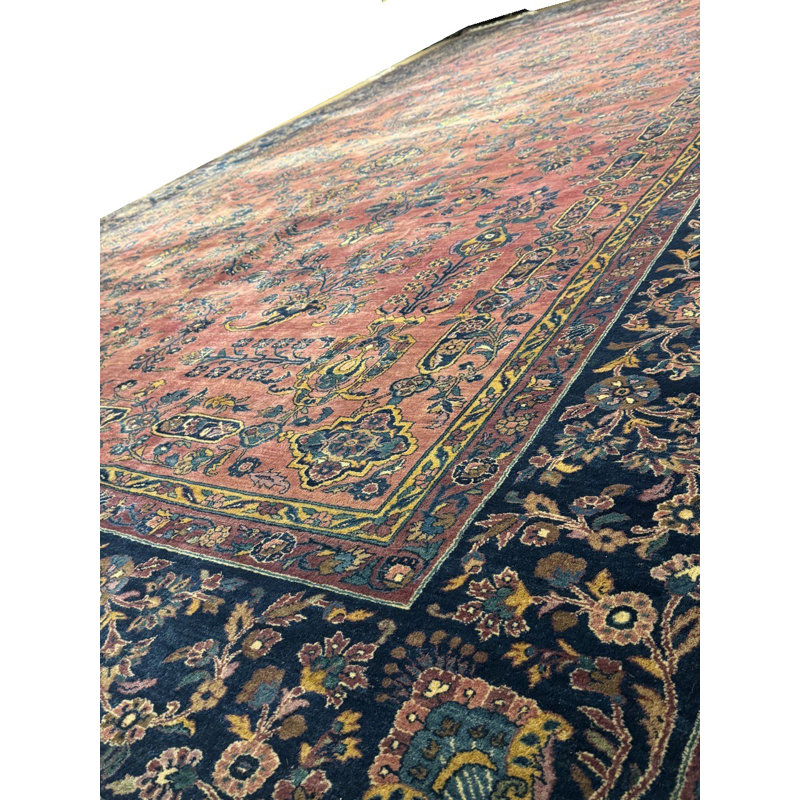 Red Persian Antique Kashan 12' X 20'8"