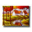 Toile épique Graffiti «Trees and Stream» par Cathy Horvath-Buchanan, art mural sur toile, 34 po x 26 po-1437093346