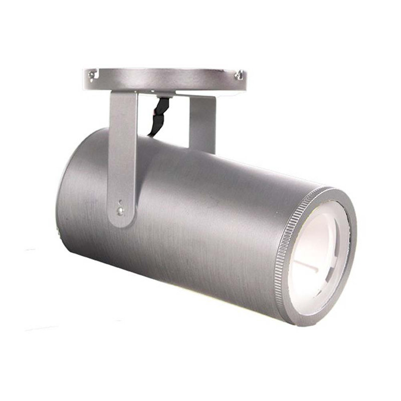 Projecteur directionnel simple à DEL 1 lumière 3,68 "Silo X42, Nickel brossé, 4 000 K
