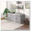Banc de rangement avec 4 portes, tablettes réglables et coussin amovible-1869194386