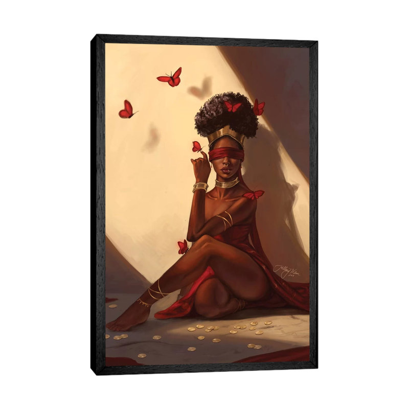 The Oracle by Hillary D Wilson - Wrapped Canvas Print, Black Framed, 152.5 cm H x 101.5 cm W