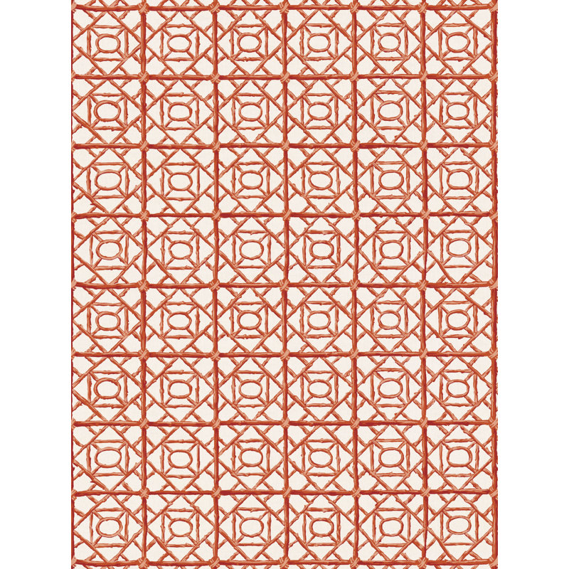 PETITE CHARMS 100% Linen Fabric, LACQUER RED