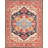 Serapi Hand-Knotted Navy/Red Wool Area Rug