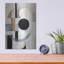 «Black and Tan Geometric 3» par Petals Prints Design, art mural en métal-1255642675
