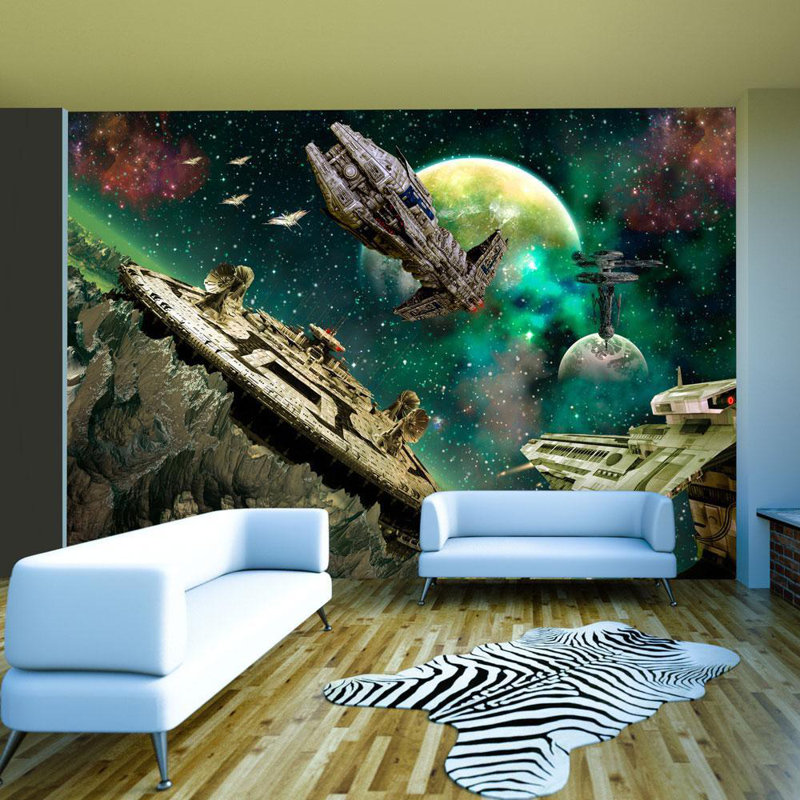 Murale Space Fleet, L 110 po x l 157 po