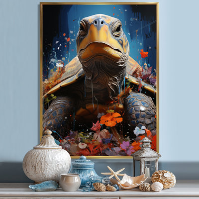 Street Art Turtle - Tortue, reproduction d'art sur toile