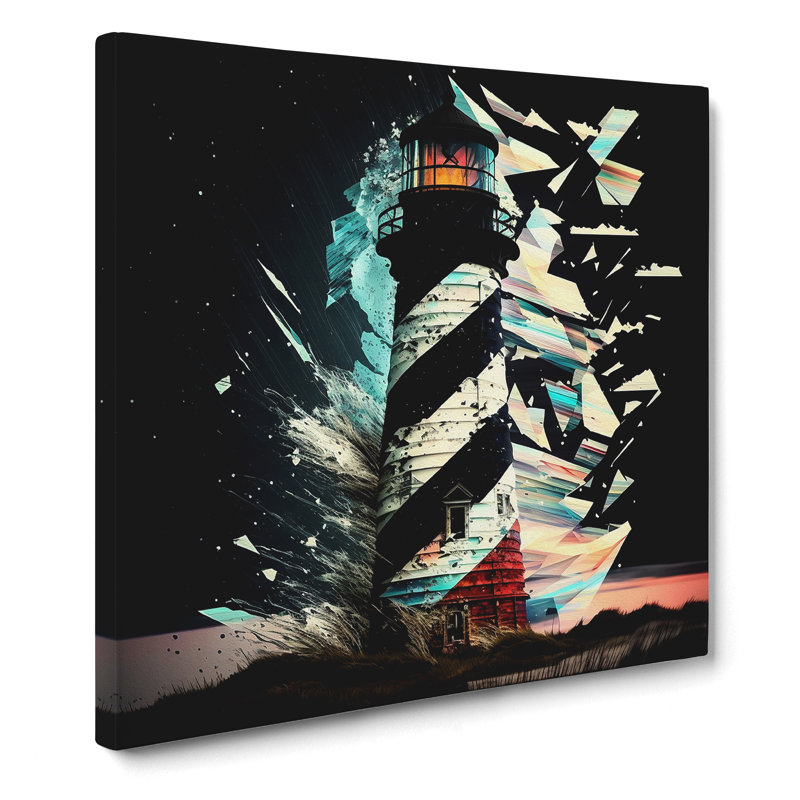 Modern Wall Art - Wrapped Canvas - Framed Print, 50cm H x 50cm W x 3cm D