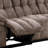 Heya Manual Recliner Sofa, Pillow Tufted Dark Brown Polyester, 92 Inch-130982473