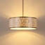 22" 5-Light Capiz Shell Drum Chandelier