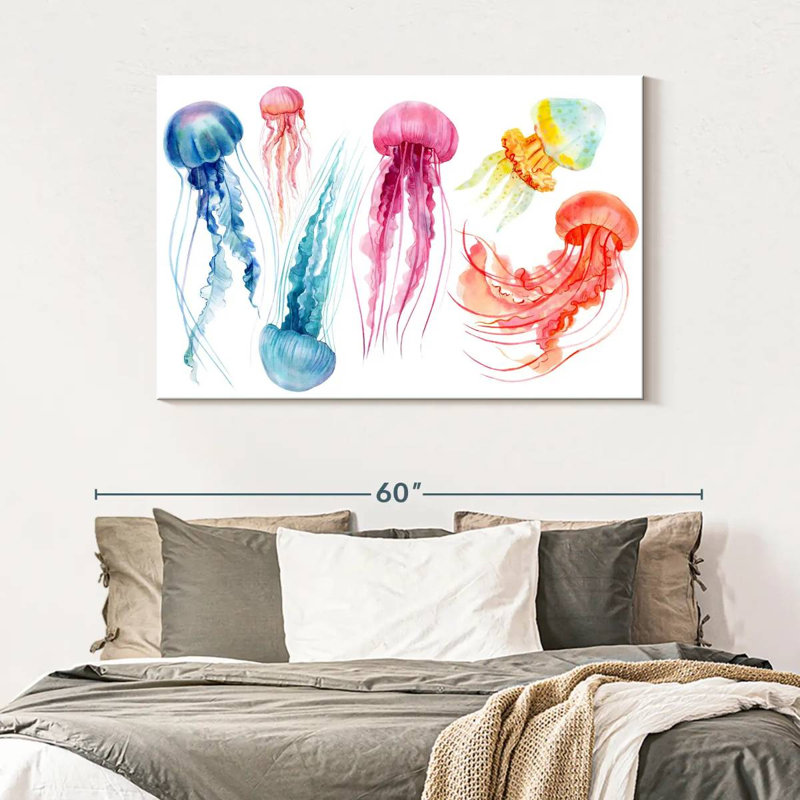 Brampt Dreamy Jellyfish, H 32 po x l 48 po