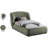 Sandro Burt Chenille Fabric Upholstered Bed-280486949-280486948