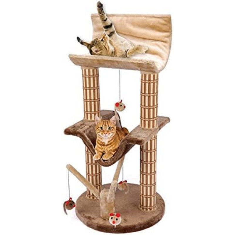 Arbre à chat 42 po multi-niveaux
