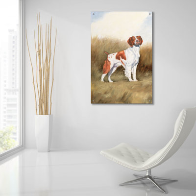 «Hunting Dog 1» par James Wiens, art mural en verre acrylique