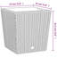 Grow and display your favourite flowers or plants with this planter in a rattan look. It transforms your garden, balcony, backyard, patio, or entrance into a new style!-89186702