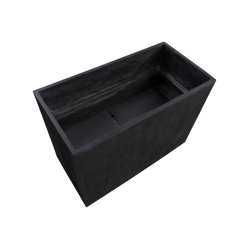 Perkey Concrete Planter, 36" H x 48" W x 24" D, Taupe