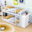 Lit superposé en bois 4 tiroirs avec tablettes-581376242-581376244