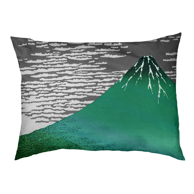 Coussin pour chien d'intérieur / extérieur Burkart, Moyen (H 14 po x l 42,5 po x P 32,5 po), Brun / vert / gris