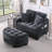 Chenille 2-seater Sofa, Double Sofa Chaise Longue-1827338636