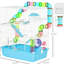 Maisonnette 23 po pour hamster - 5 avec tubes, tunnels, très grands tunnels portatifs et roue d'exercice,