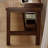 Solid Pine Desk Beveled Edge H-Legs Raised Borders