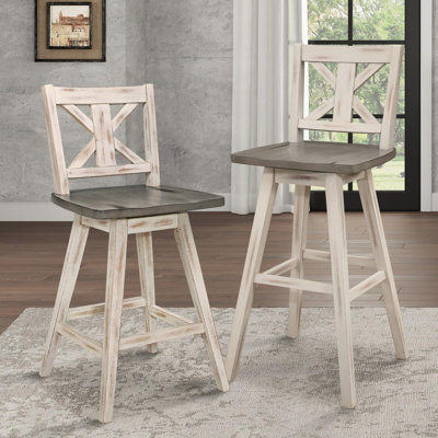 Ensemble de 2 chaises à hauteur de comptoir
