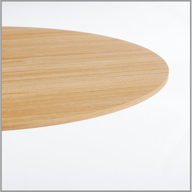 Table de salle à manger 42,1 "OK, Light Oak/White