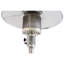 Chauffe-terrasse au propane 46000 - Acier inoxydable, gris acier, source de chaleur fiable et polyvalente