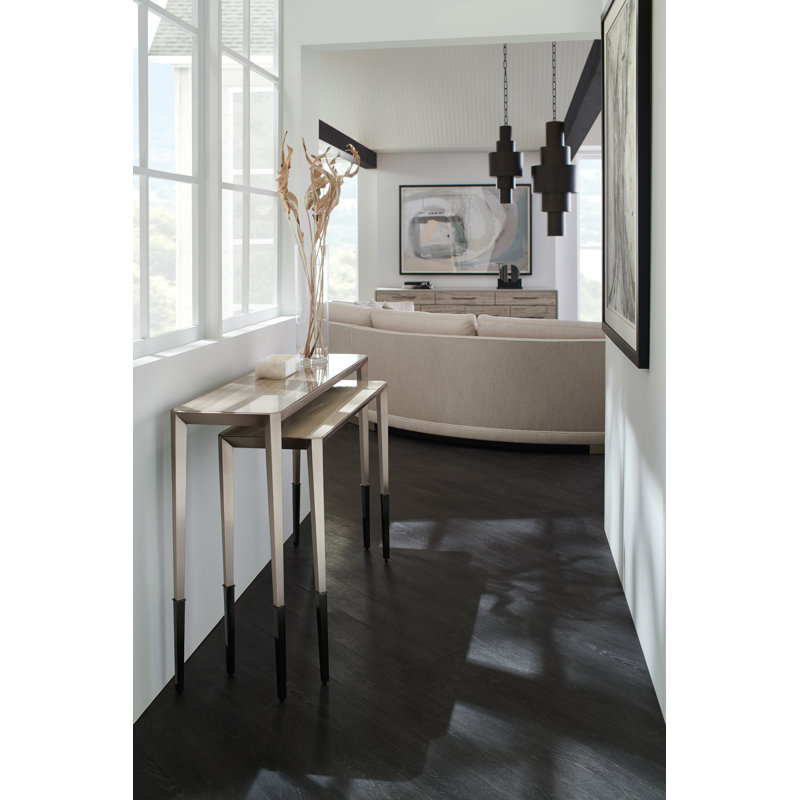 Stone Console Table, 34" H x 54" W x 14" D
