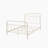 White Full Bed with Spindle Headboard-1297293860