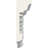 Endurathane Emery Chair Rail, 4 1/4"H x 1 1/4"P x 94 1/2"L, Factory Primed