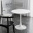 23.6 inch Round Dining Table,White-540107818-555651238-558319754