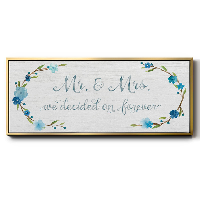 Forever - toile encadrée, H 20 po x l 50 po