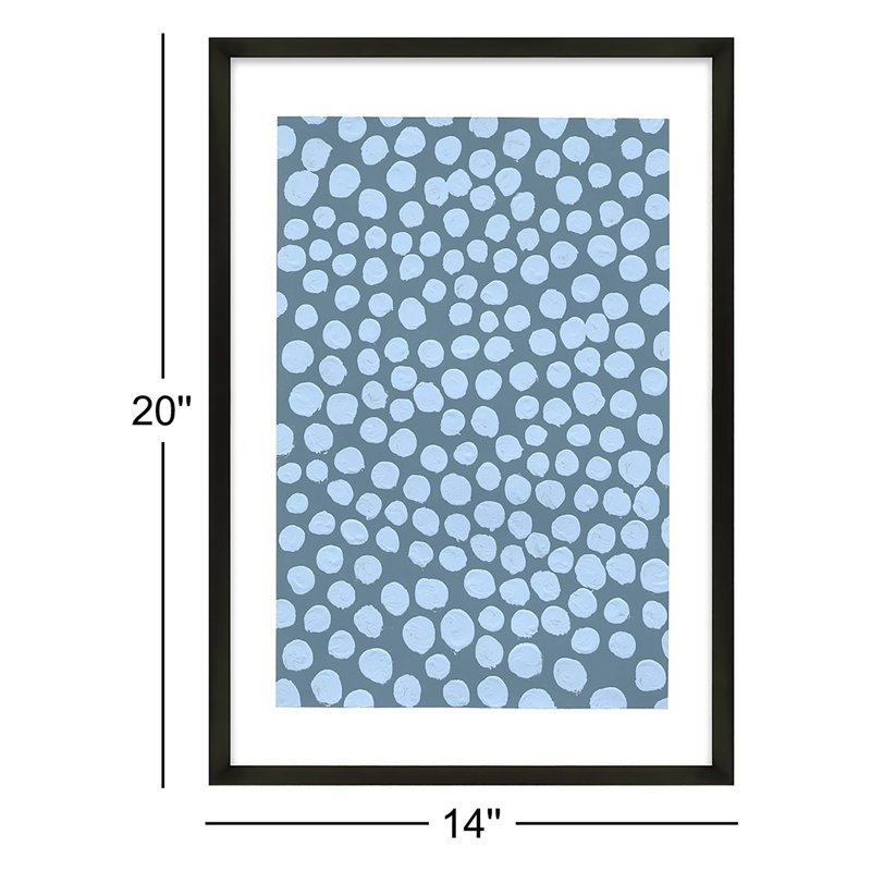 Affinity 1 Painting by Michela Sorrentino, Black, 20" H x 14" W x 1.25" D