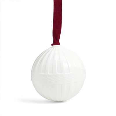Festive Ornaments 3.31'' Bone China Ball Ornament