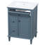 Meuble-lavabo moderne avec lavabo en céramique